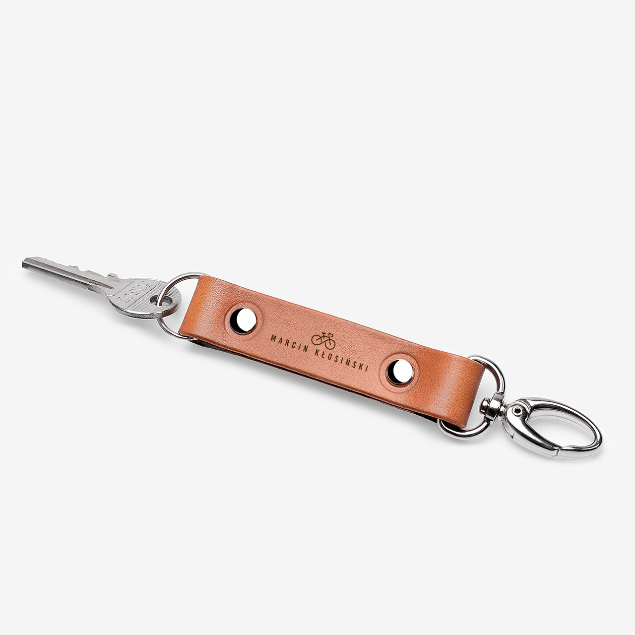 Grawerowany brelok - drobny prezent dla rowerzysty brelok z grawerem personalizowany brelok